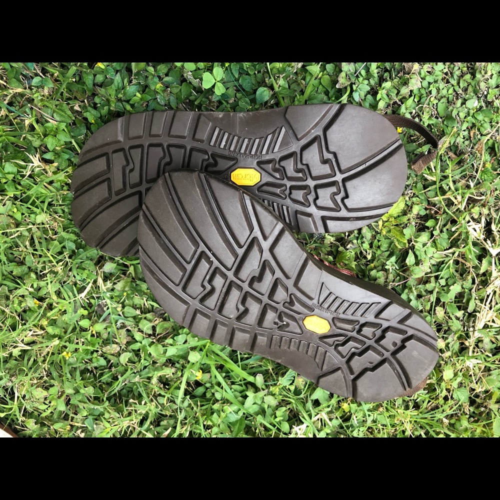 Chaco double strap multi red/brown Zx/2 sandals 8 - Picture 3 of 8